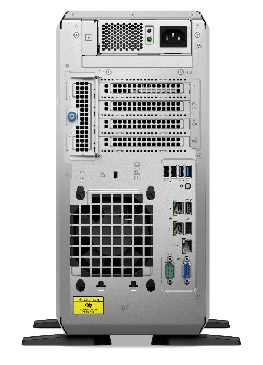 Dell PowerEdge T360 Tower Server, Intel Xeon E-2436G 2.9GHz 4C,16GB ECC RAM,480GB SSD,PERC H355,700W PS,3YR Dell PowerEdge T360 Tower Server, Intel Xeon E-2436G 2.9GHz 4C,16GB ECC RAM,480GB SSD,PERC H355,700W PS,3YR